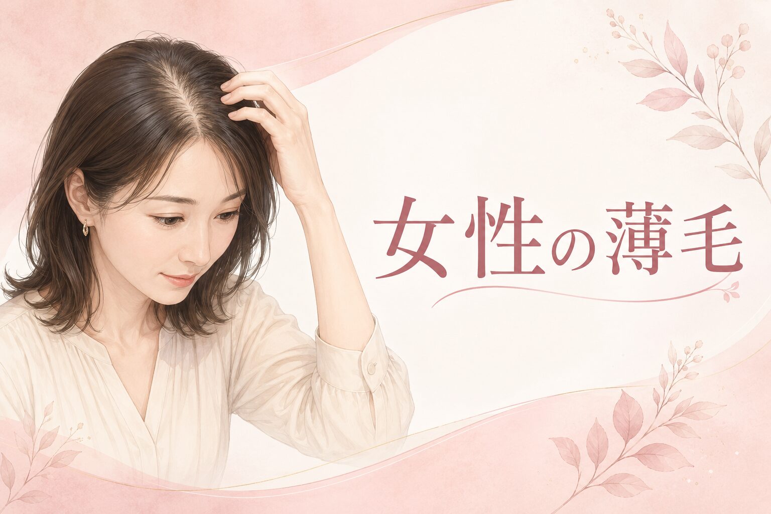 女性の薄毛に関するカテゴリ画像