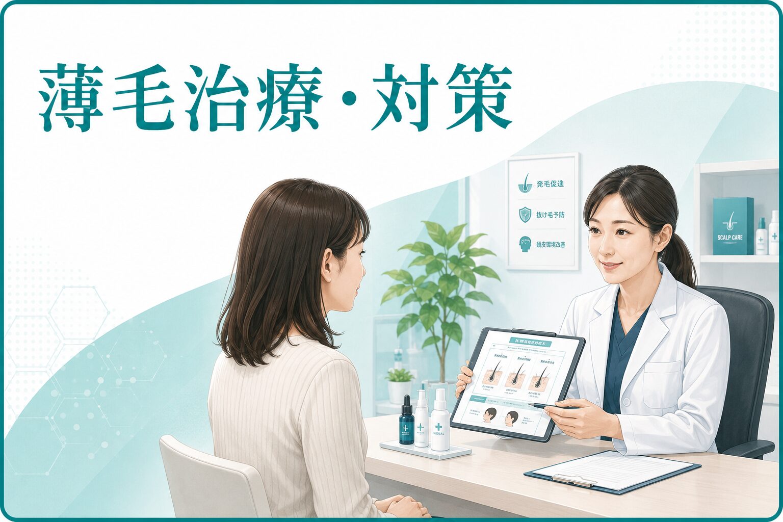 薄毛治療と対策に関するカテゴリ画像